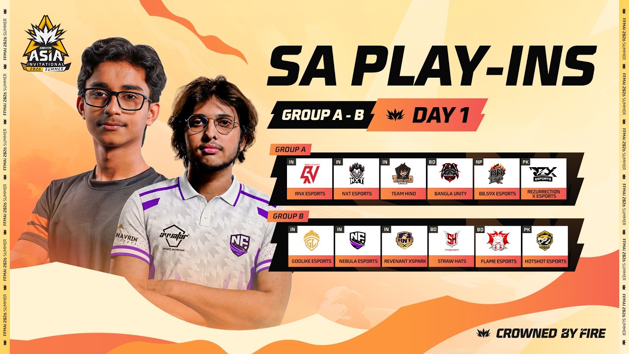 [HI] FFMAI 2026 Summer | South Asia Play-Ins Day 1 | Group A - B