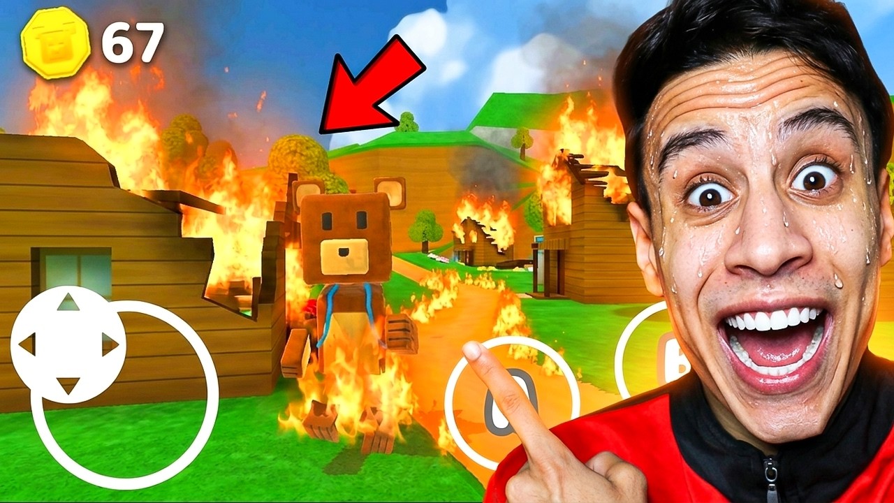 سر الحريق الغامض في القرية! من هو المسؤول؟ Super Bear Adventure!!🔥😨