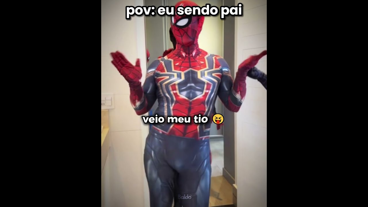 ele transformou a família inteira em homem aranha kkkkk l #humor #engraçado #shorts
