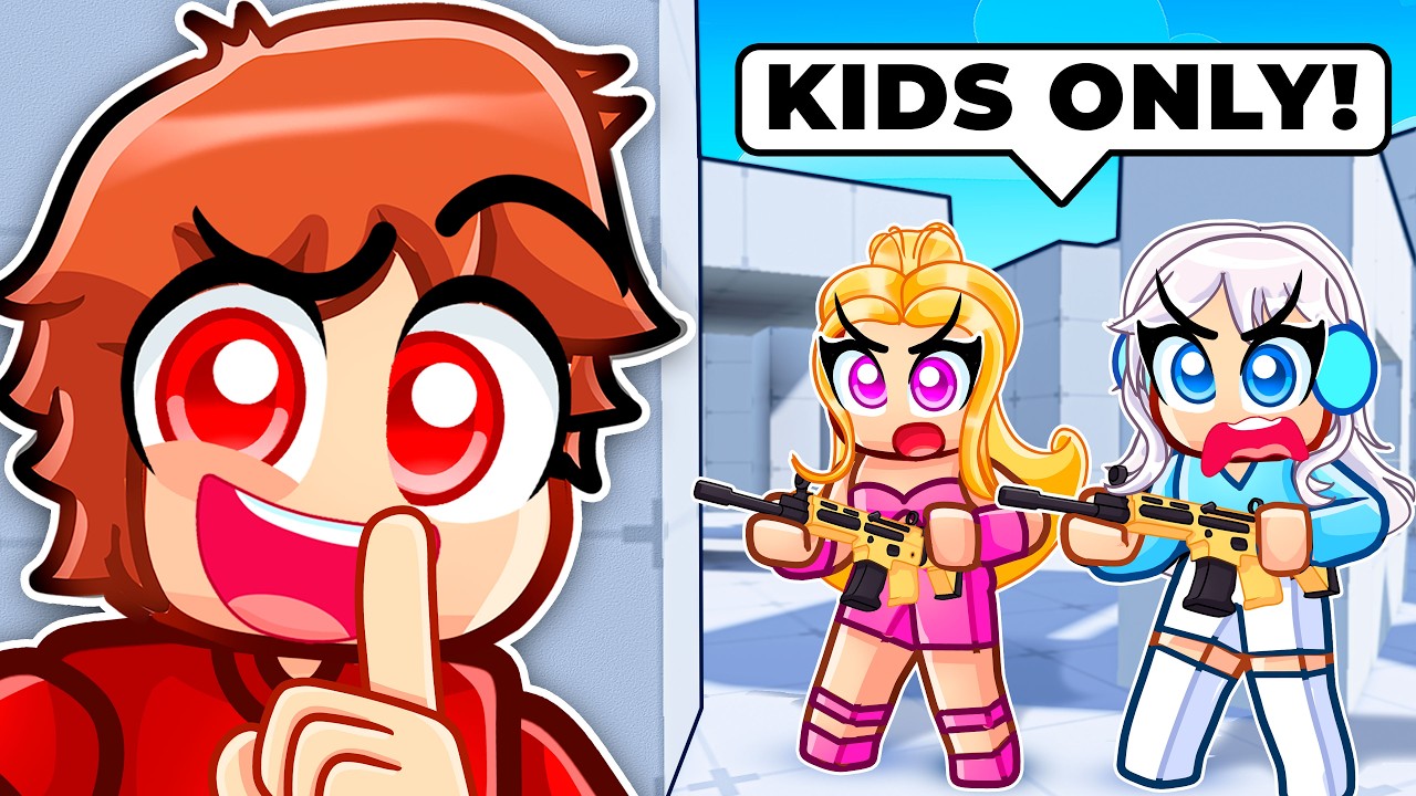 I Snuck Into a KIDS ONLY Rivals Server...