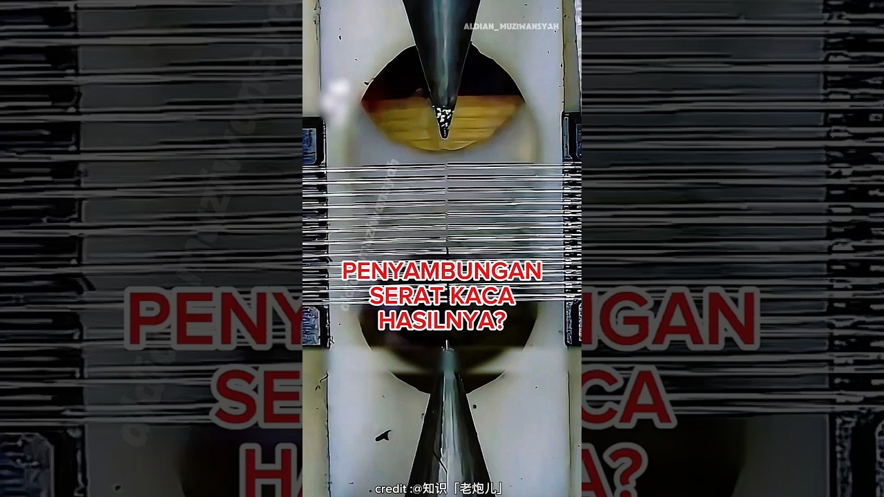 bukan kabel biasa, tapi penyambungan kabel kaca