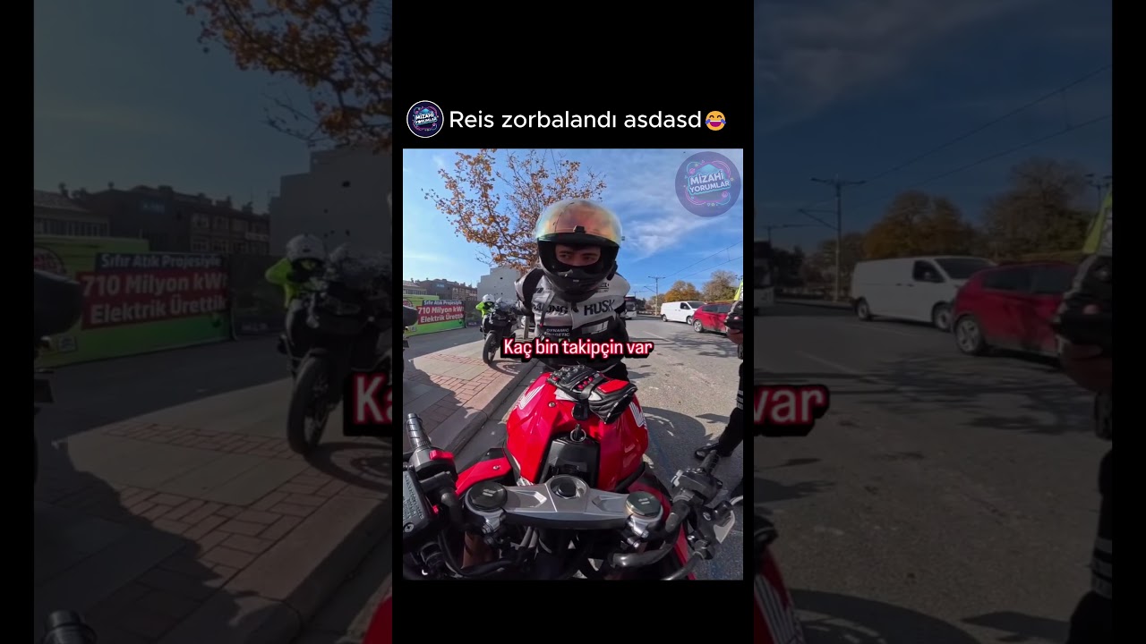 Reis zorbalandı asdasd @moto.fbr😂