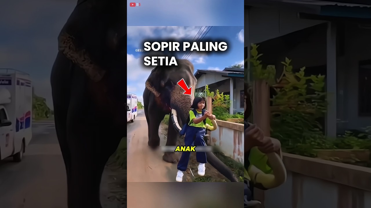 Aksi Balas Budi Seekor Gajah 🐘😲#shorts