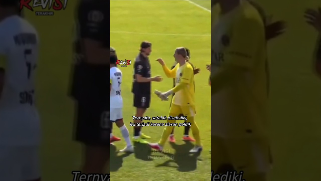 Mengapa dua pemain PSG ini gak mau saling berjabat tangan? 😳