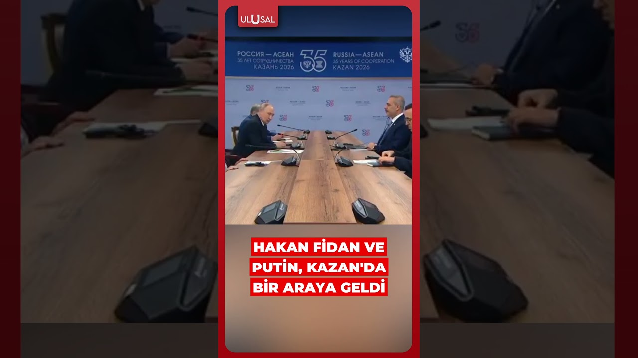 Dışişleri Bakanı Hakan Fidan ve Rusya Lideri Putin bir araya geldi #shorts #hakanfidan #putin