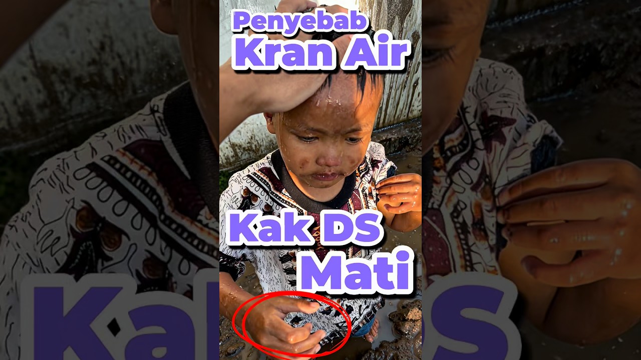 Penyebab kran air WC kak DS mati #anakdesa #minivlog #comedy #toilet #air