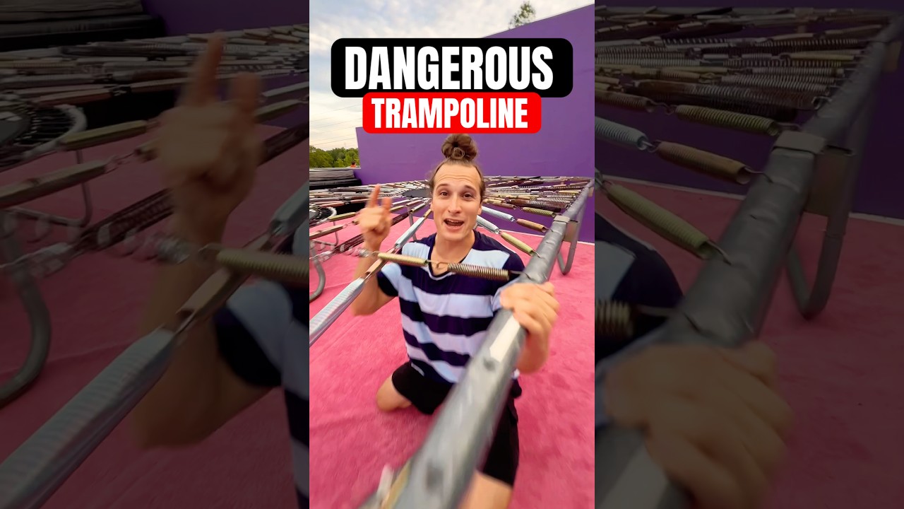 $1 VS $50,000 TRAMPOLINE 😱