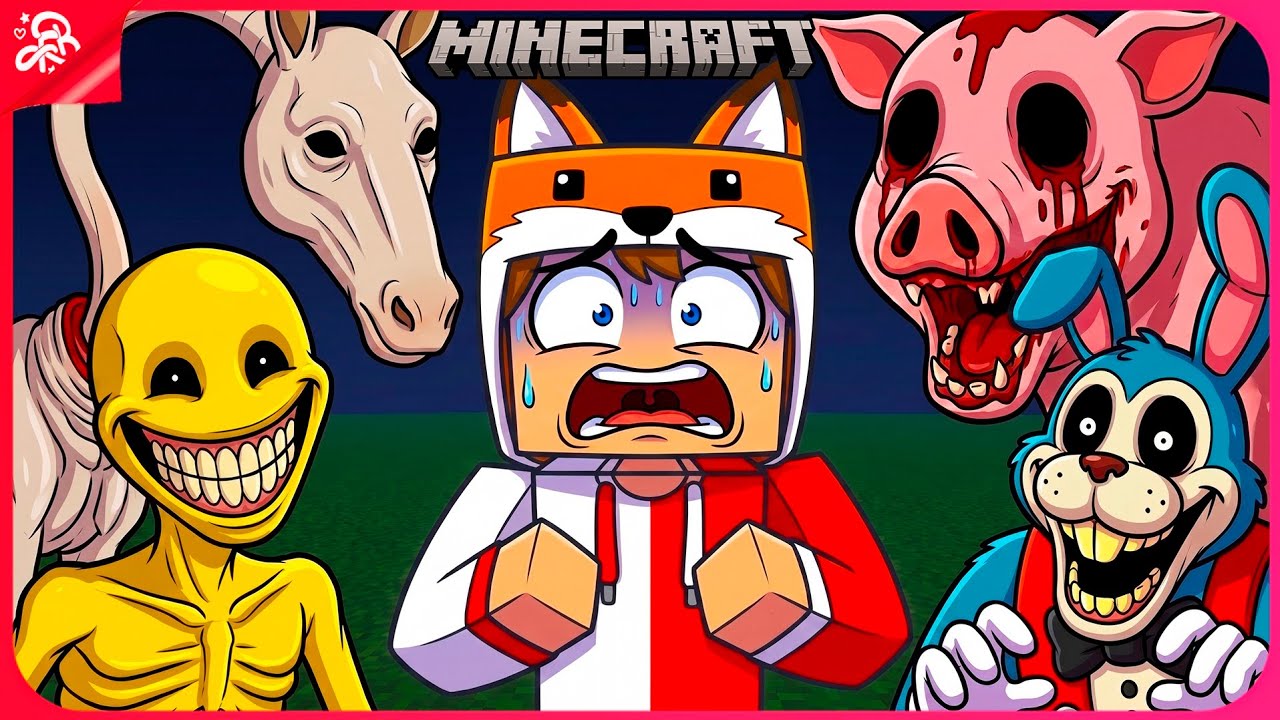 EU JUNTEI TODOS OS MODS DE TERROR NO MINECRAFT