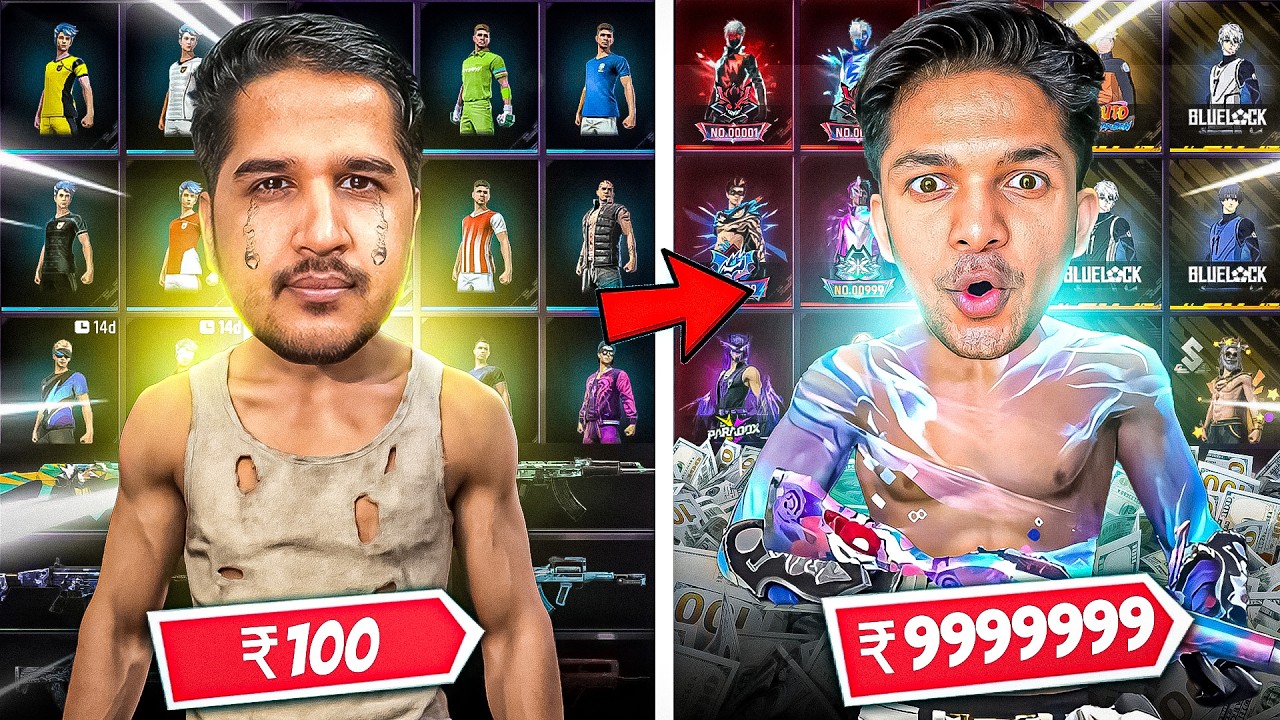 I FOUND ₹20000000 ID in FREE FIRE 😮 Desi Gamers Vs Lokesh Gamer Vs HACKER 💀 Collection Versus