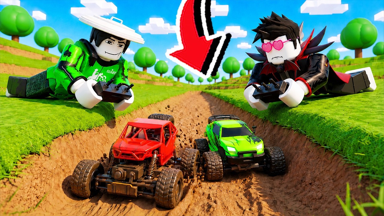 KITA ADU MOBIL REMOTE CONTROL PALING NGAKAK DI ROBLOX!!!