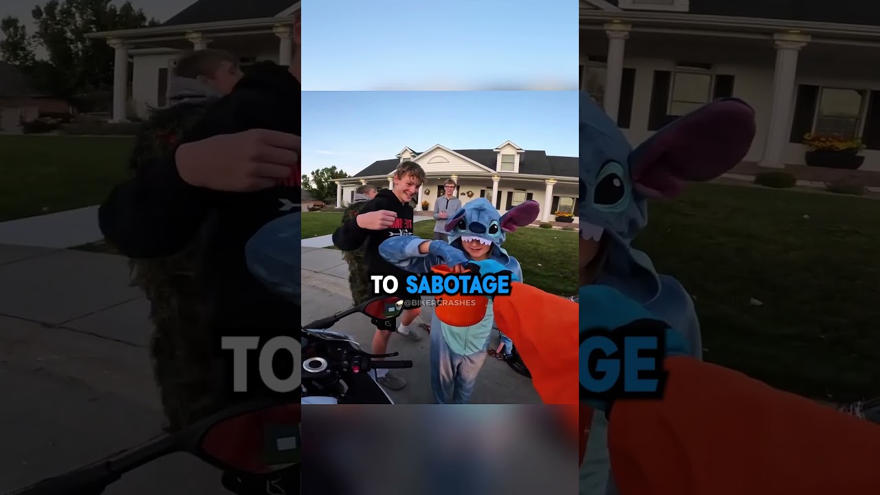 Biker Jumpsuit Gone Wrong 😱 Credit @Jeremiah_Staab - Published by BIKERCRASHES