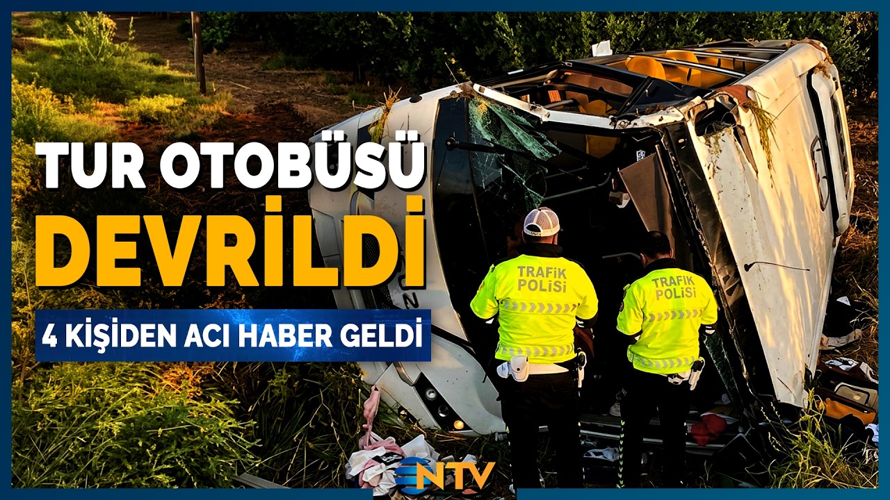 Tur Otobüsünün Devrilmesi Sonucu 4 Kişi Hayatını Kaybetti | NTV