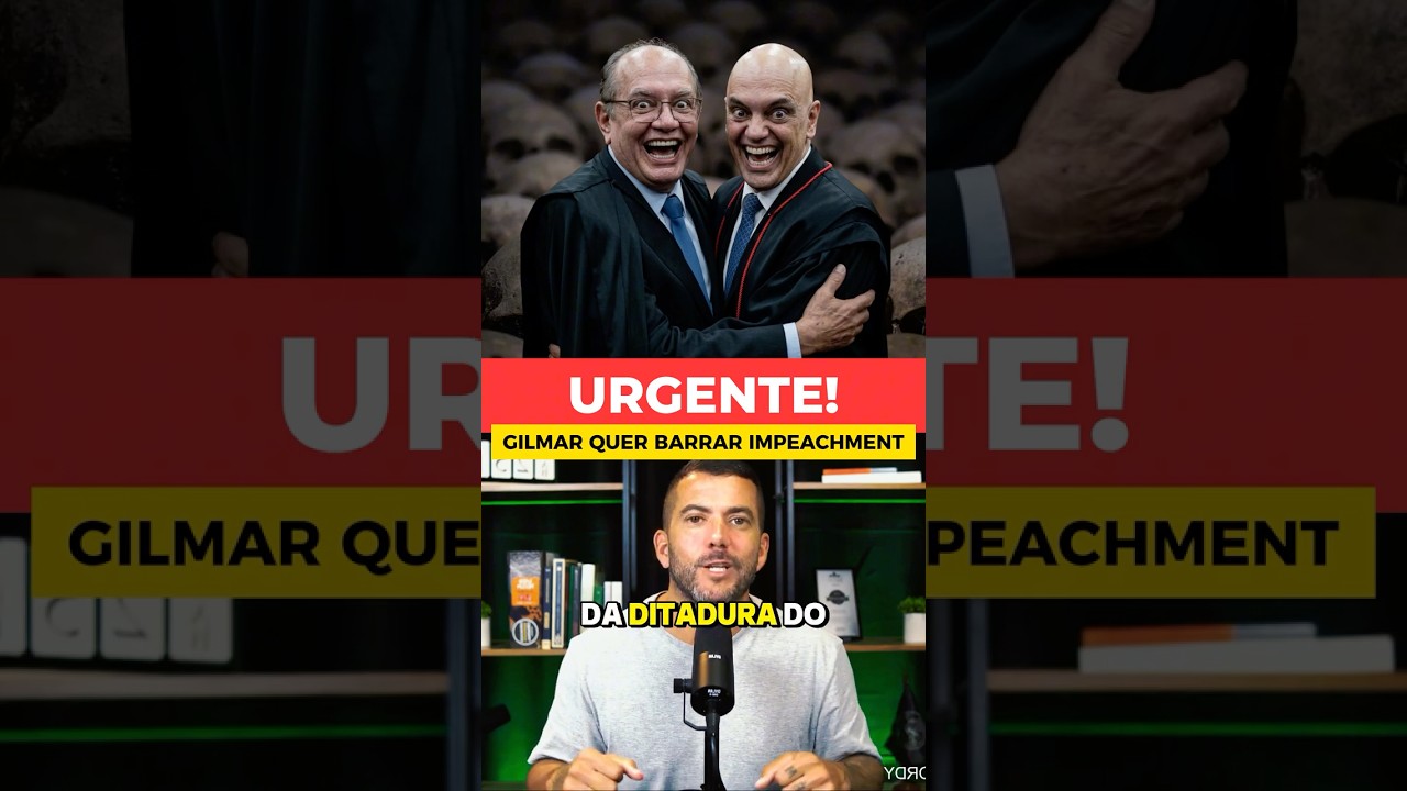 🚨 DITADURA TOTAL! GILMAR MENDES AVISA QUE O STF VAI ANULAR QUALQUER PROCESSO DE IMPEACHMENT