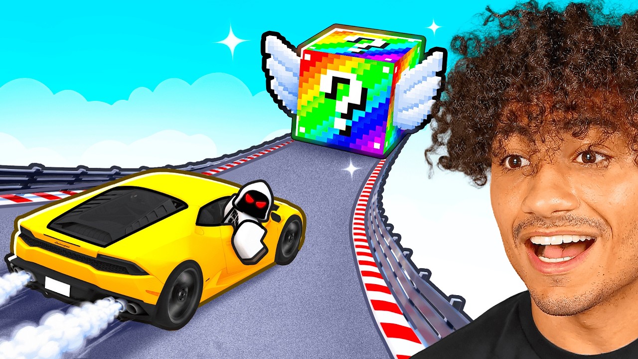 ROBLOX MEGA RAMP FOR LUCKY BLOCKS..