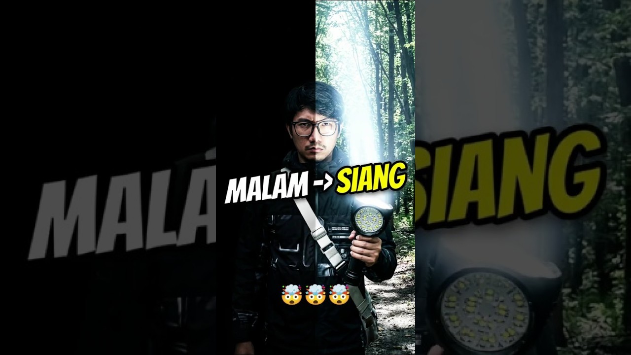 Senter 500.000 Lumen Ini Bisa Bikin Malam Jadi Siang! 😱