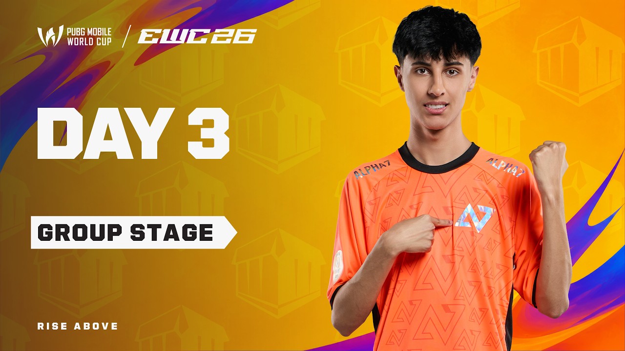 [UR] PMWC at EWC 26 Group Stage Day 3 | GROUP B | PUBG MOBILE WORLD CUP at 2026 ESPORTS WORLD CUP
