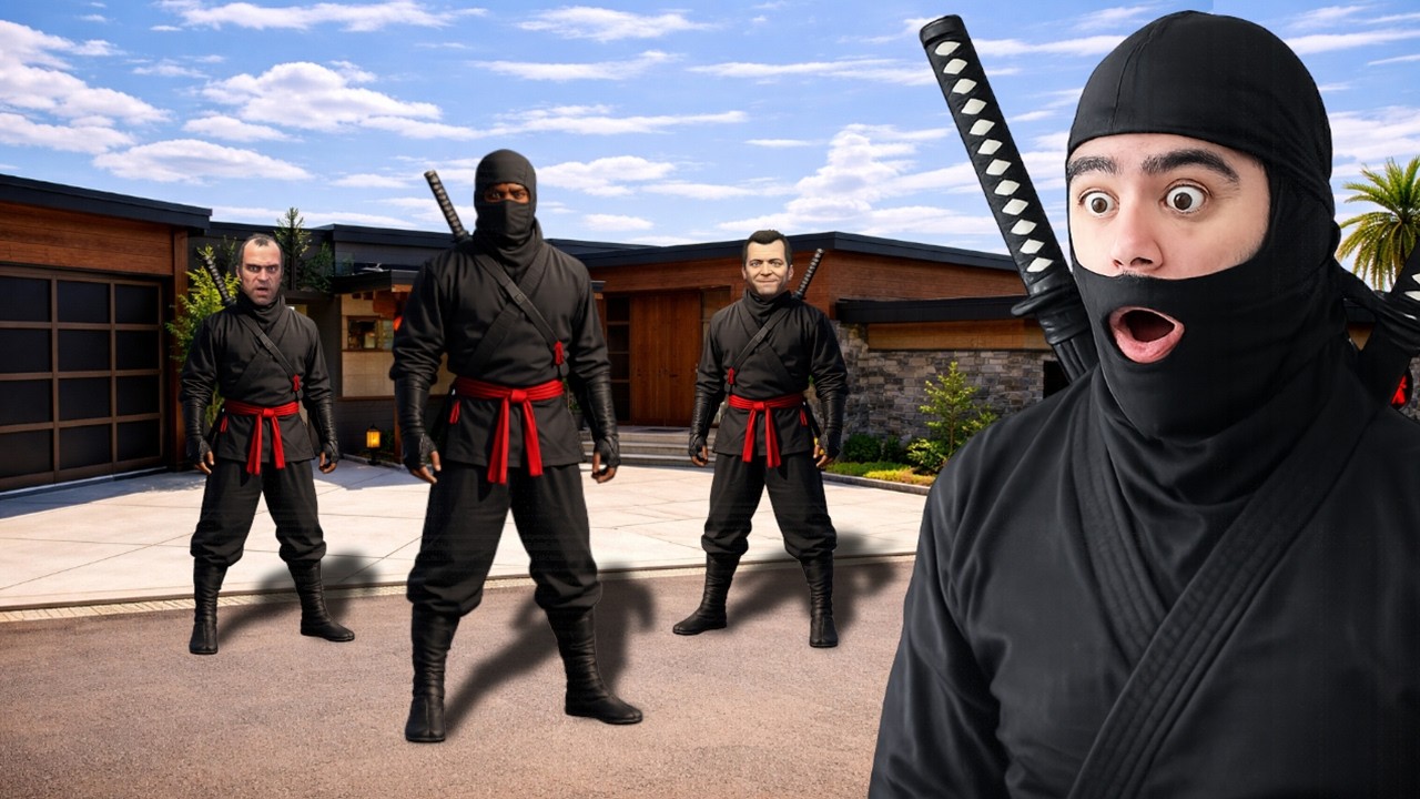 FRANKLIN PRO NINJA OLDU - GTA 5 MODS