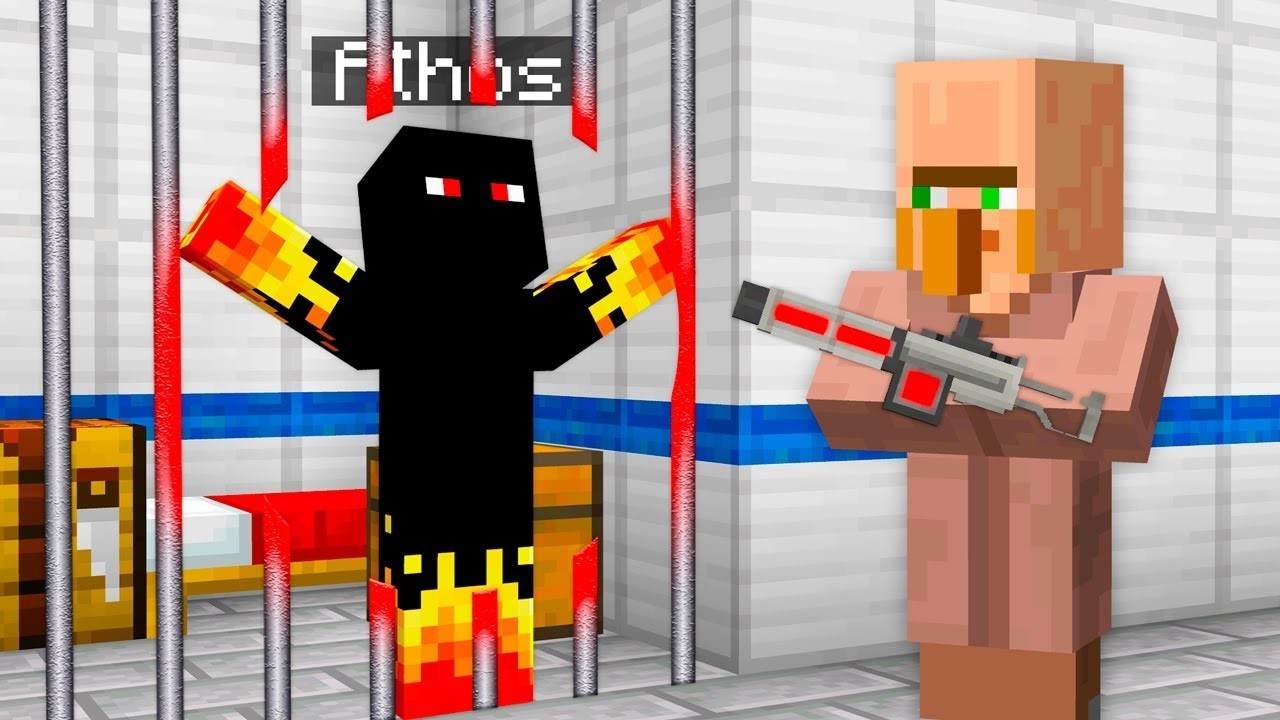 Escapei da prisao com o Villager!