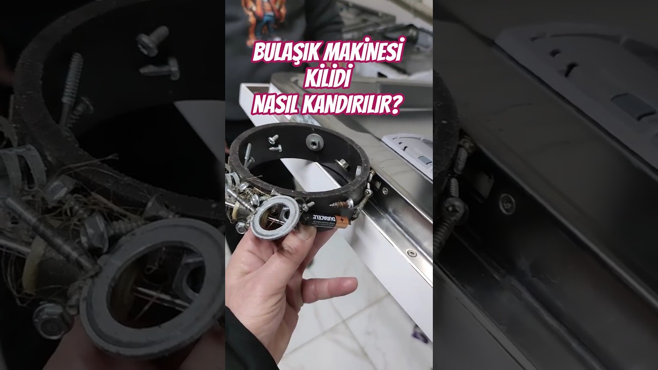 Bulaşık Makinesi Kapak Kilidini Mıknatısla Kandırma Yöntemi #pratikyöntem #ramadanwithyoutube