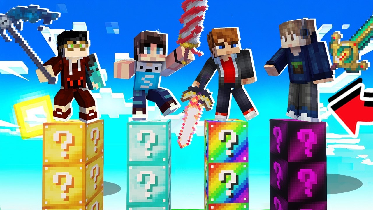 4 KOCAK DUEL LUCKY BLOCK KOCAK LAGI DI MNINECRAFT!!!