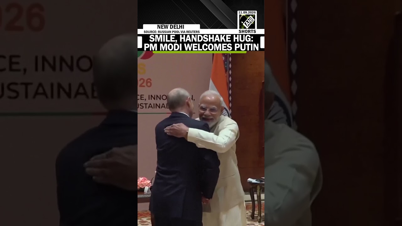Smile, handshake, Hug: Modi, Putin Bonhomie on display as PM welcomes Russian President