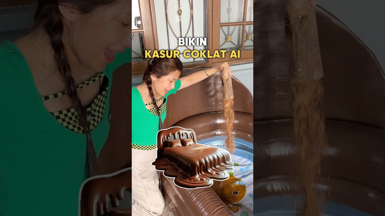 Bikin Kasur Coklat AI 🤤🍫 enaknya..
