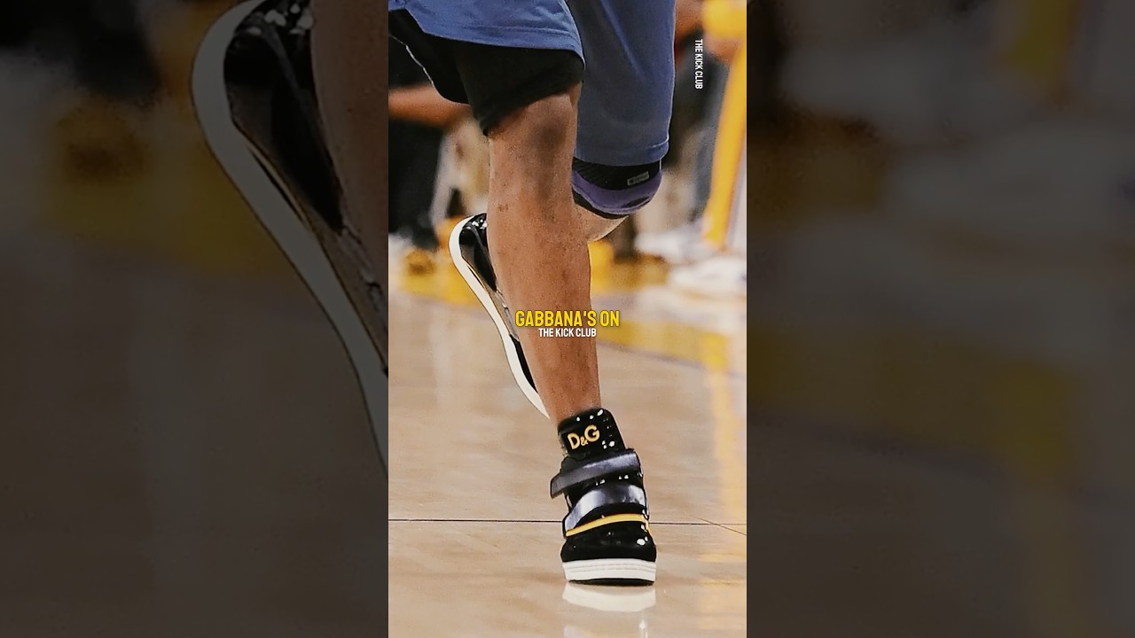 why Gil played in Nick Young’s D&G shoes 💀