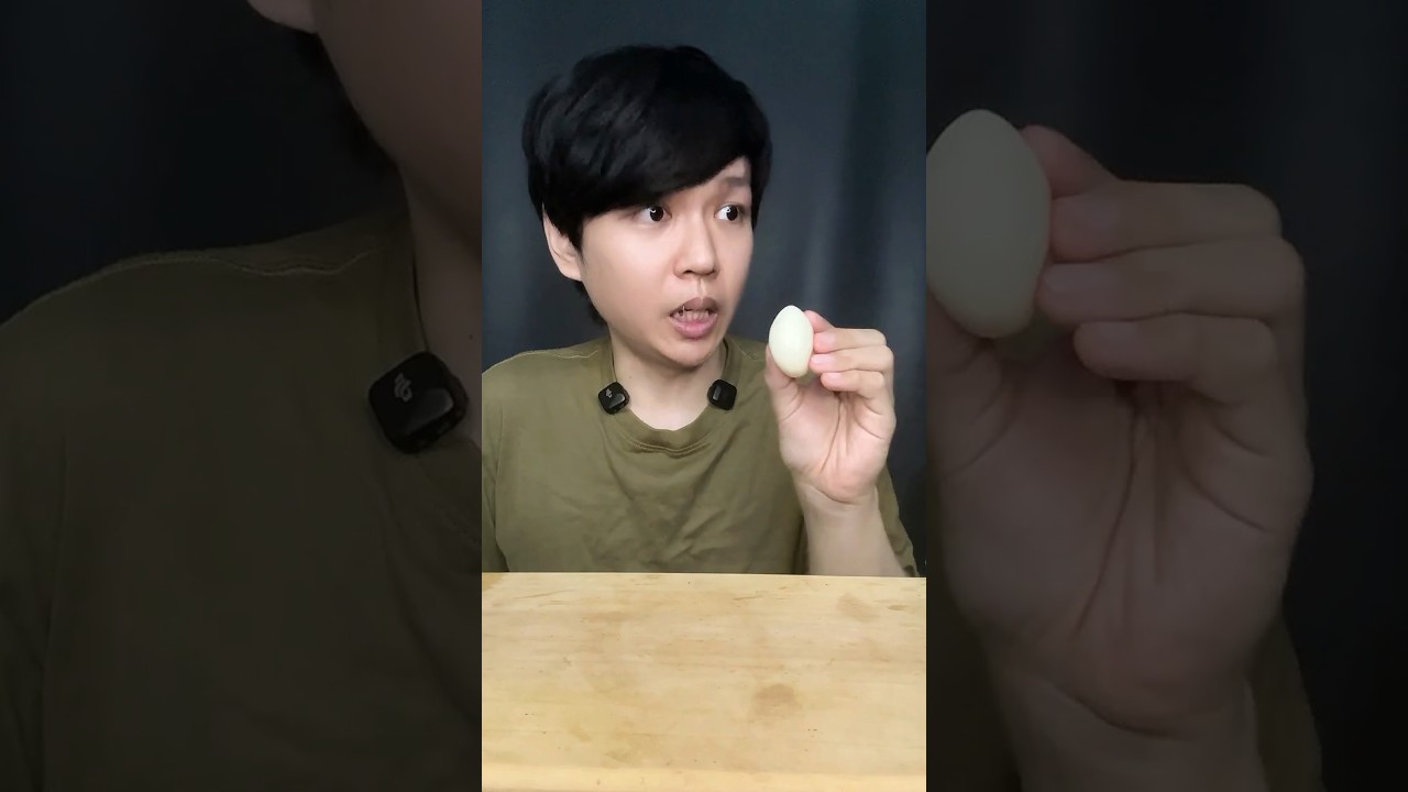 KASIHAN ADEK TELUR NYA GAK BISA JADI BALON⁉️ #shorts #food #funny
