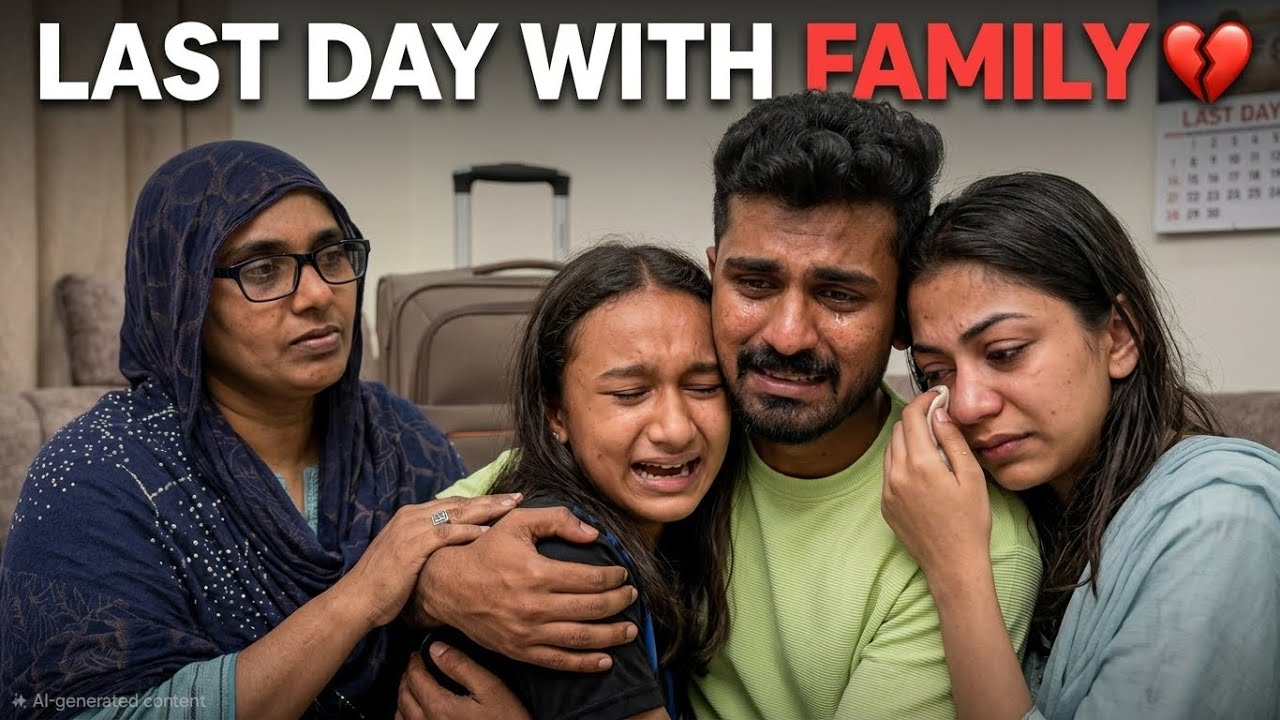 Last Day With My Family 😭 Everyone Cried 💔