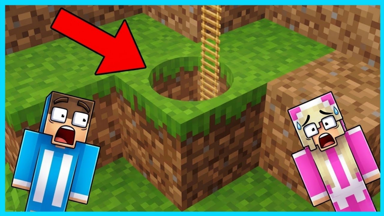 MIPAN & ZUZUZU MENEMUKAN LUBANG YANG SANGAT KECIL DI MINECRAFT! ADA RAHASIA NYA!