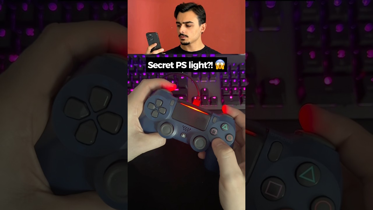 Secret PlayStation LED Trick! 🎮💡 #shorts #lifehacks #diy #experiment #playstation