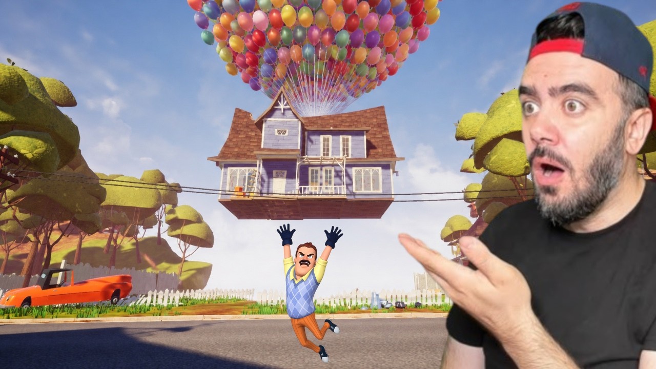 WILSONUN EVI BALONLA UÇTU - HELLO NEIGHBOR MODS