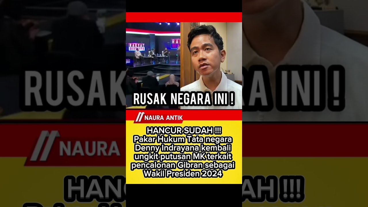 Denny Indrayana blak-blakan.