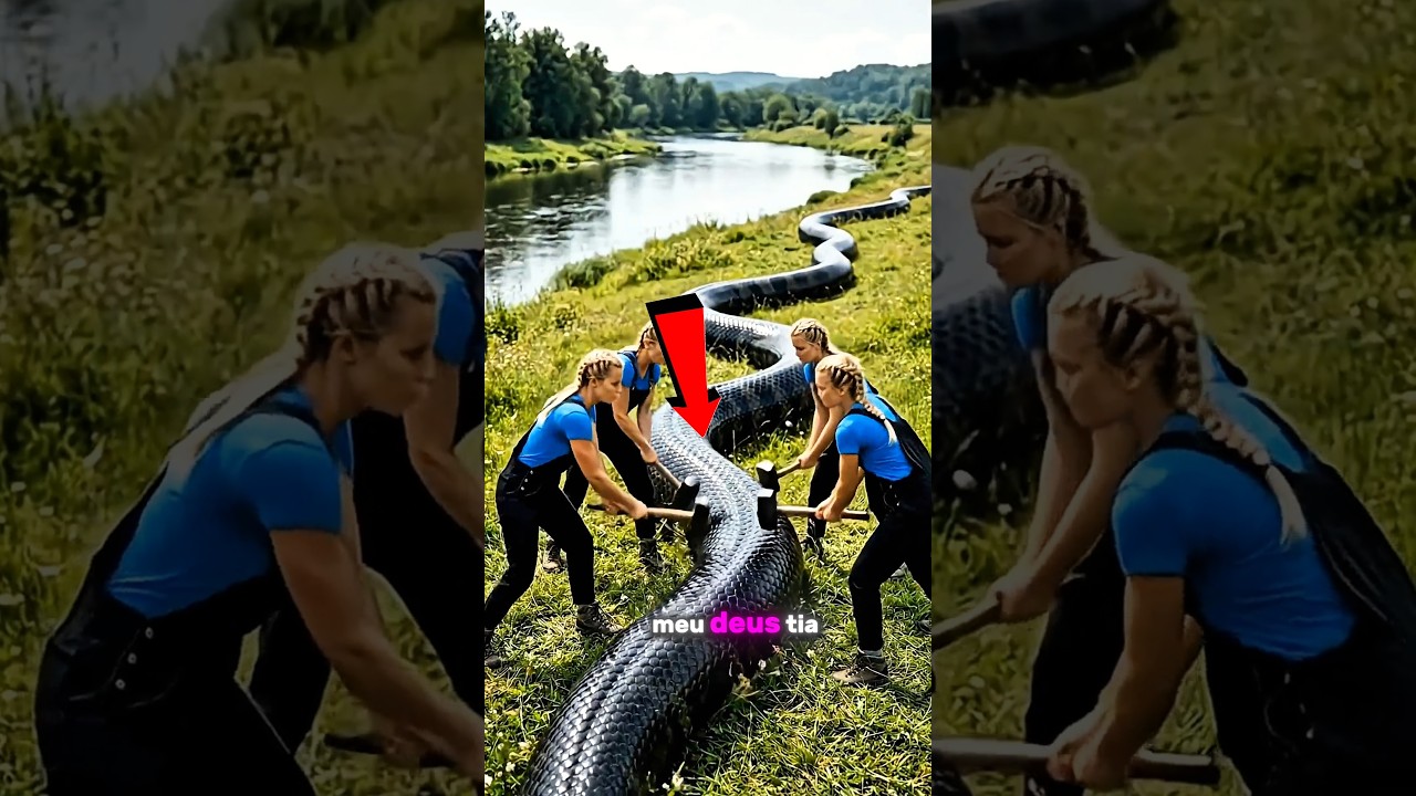 Eles Estavam Batendo em uma Cobra Gigante?! 😱🐍