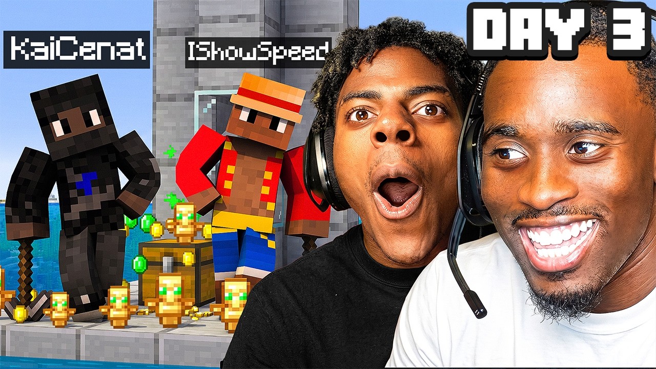 KAI & SPEED HARDCORE MINECRAFT MARATHON ⛏️🧱 BEATING ALL BOSSES | DAY 3 PART 2