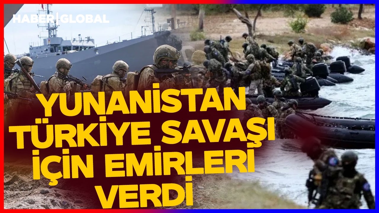YUNANİSTAN TÜRKİYE SAVAŞINA HAZIRLANIYOR! Önce Tehdit Ardından Orduya Emir: Savaş Uçakları Sınıra...