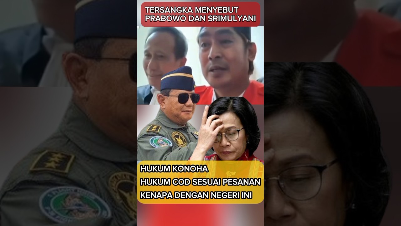 Tersangka desak periksa Prabowo dan Srimulyani! #beritapolitik #isupolitik #analispolitik