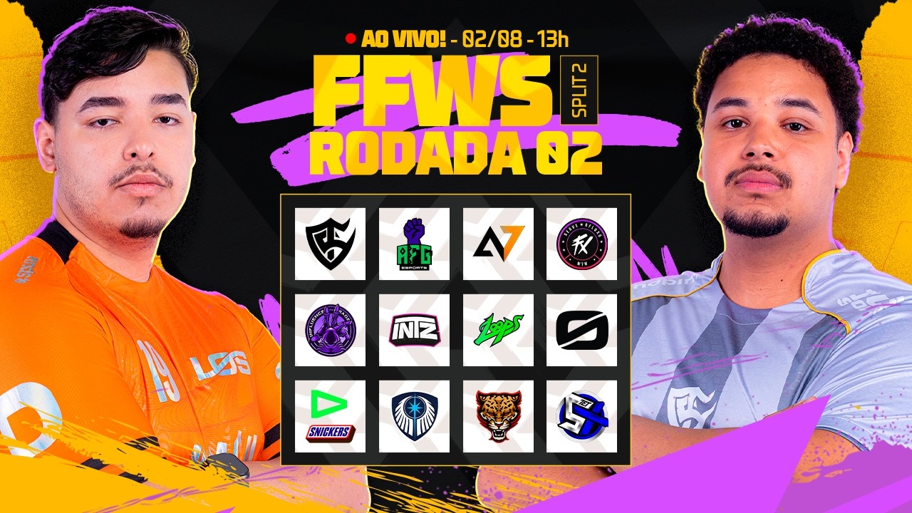 🔴 FREE FIRE AO VIVO: FFWS BRASIL SPLIT 2 | RODADA 2 🔥  | #FreeFire