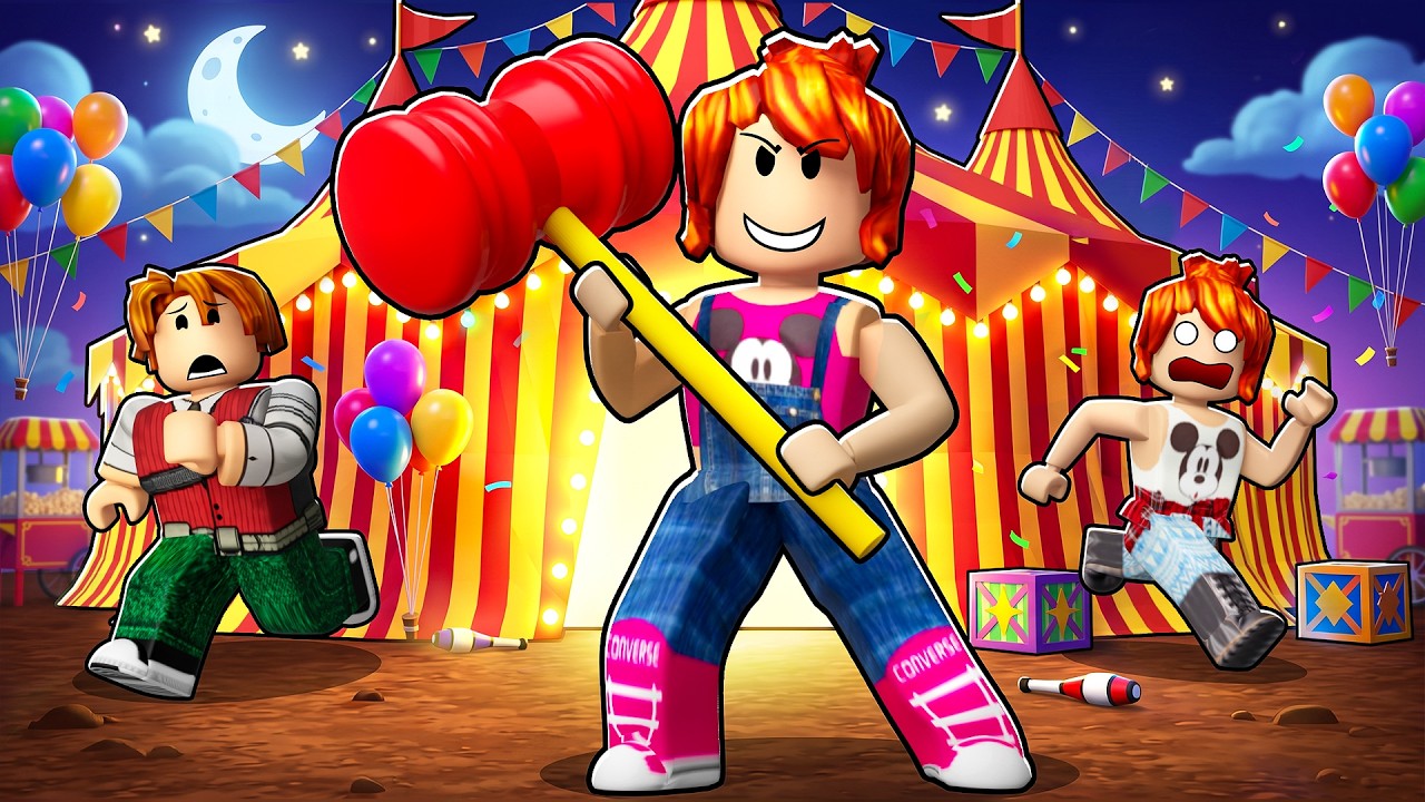 A MARRETÃO NO CIRCO DO ROBLOX! (Flee The Facility)
