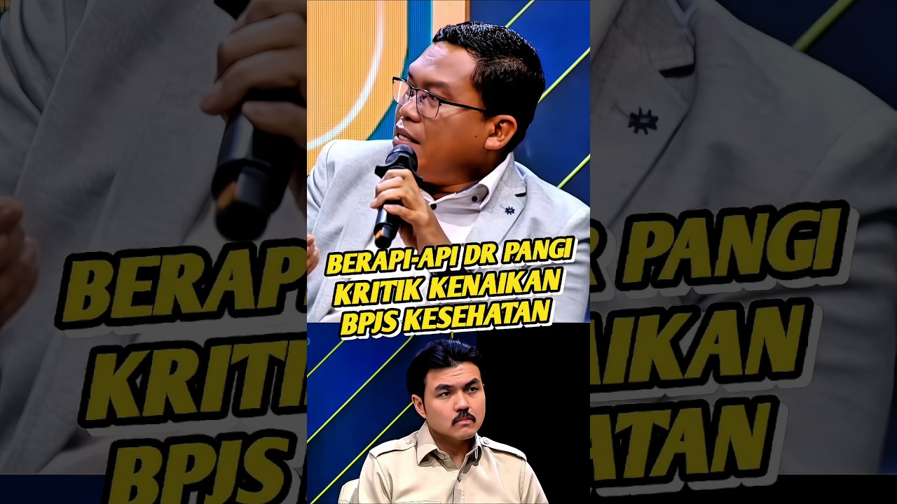 BERAPI-API DR.PANGI MENGKRITIK MENTRI KESEH4TAN SOAL KENAIKAN BPJS !!! #shorts