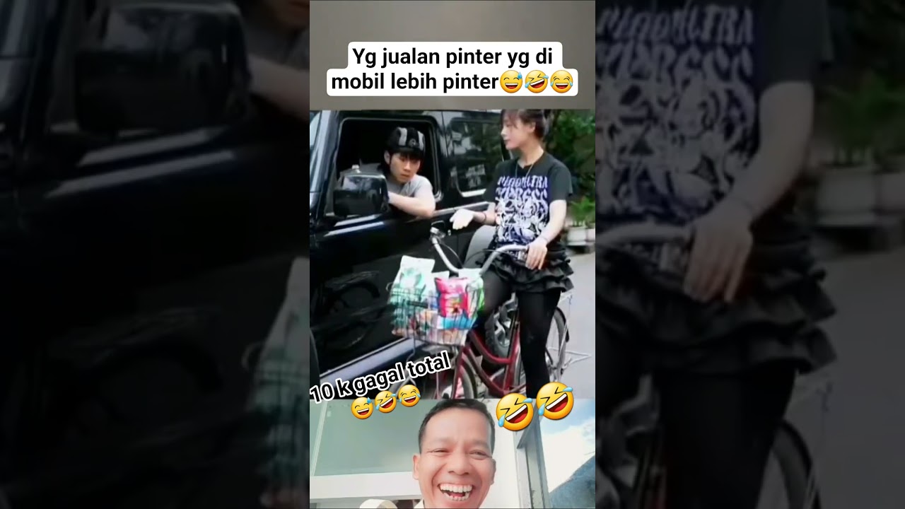 #yang jualan pinter yg di mobil lebih pinter😅😂🤣 #hiburanlucu #shorts