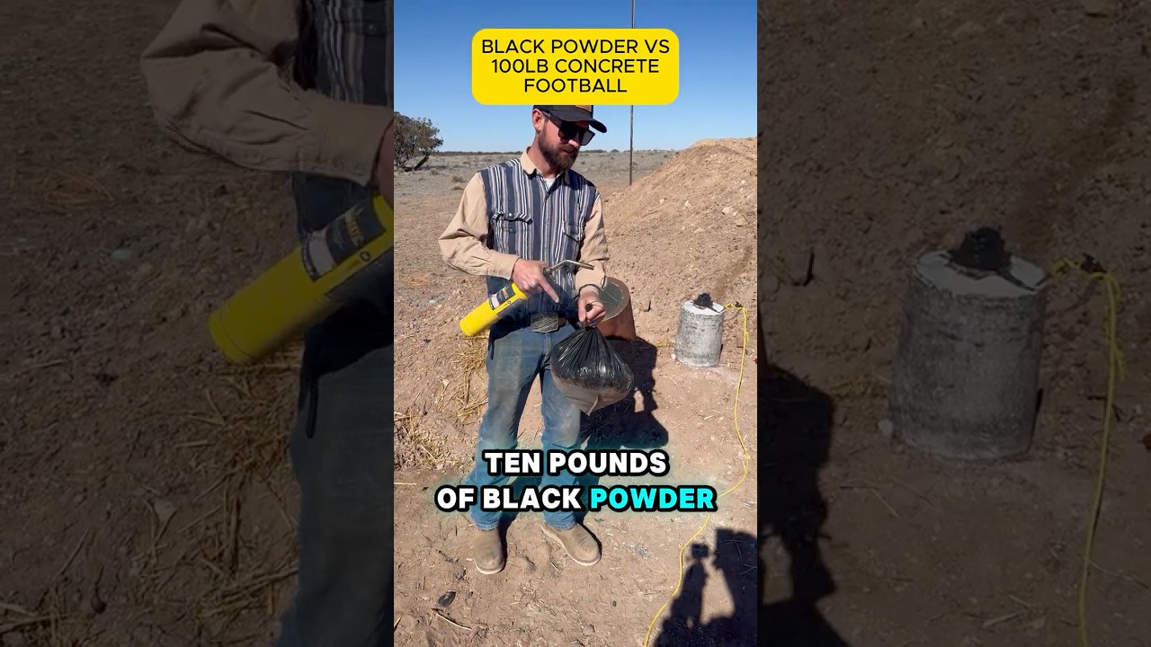 Black Powder 100LB Football Super Bowl halftime show boom #football - Published by Felix Firth