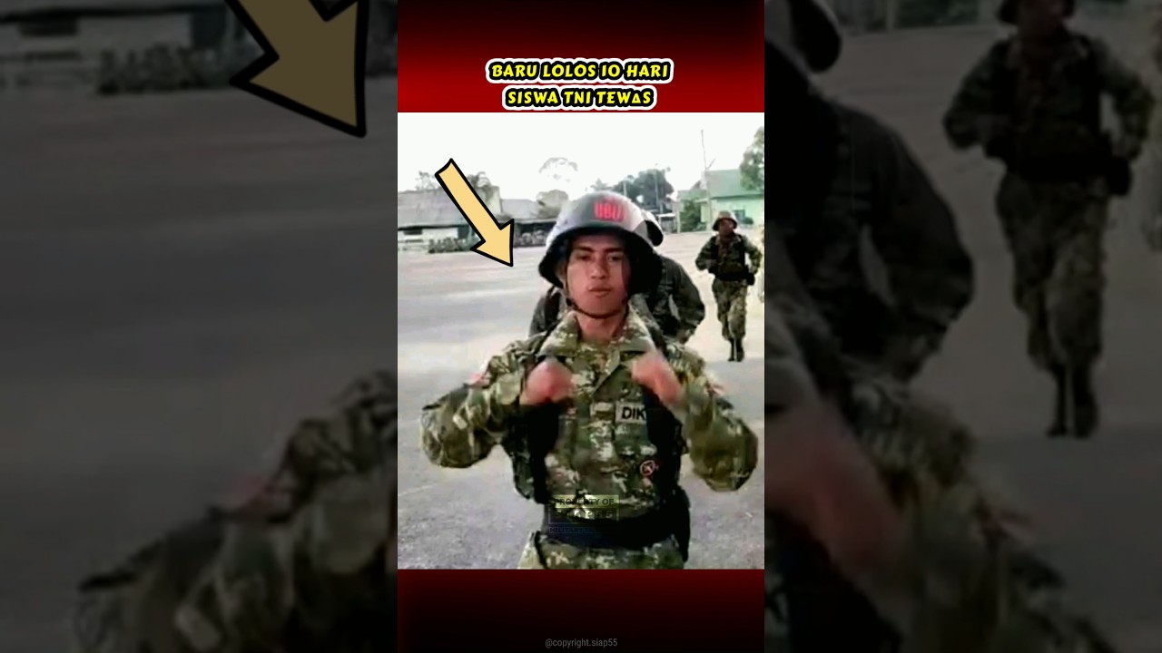 SISWA TNI ASAL NIAS TEW∆S #beritaterkini #news #abdinegara #rindam #siswatni