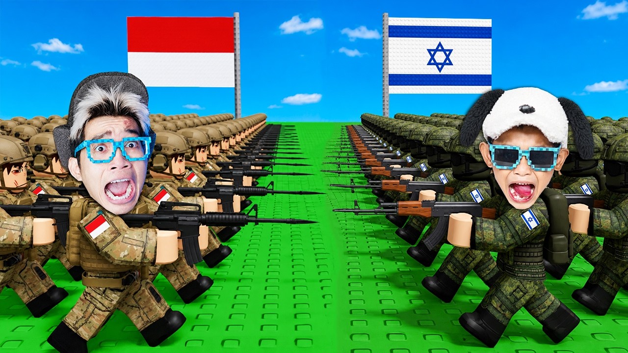INDONESIA VS ISRAEL! Bikin PASUKAN TENTARA Untuk PERANG ANTAR NEGARA di ROBLOX!