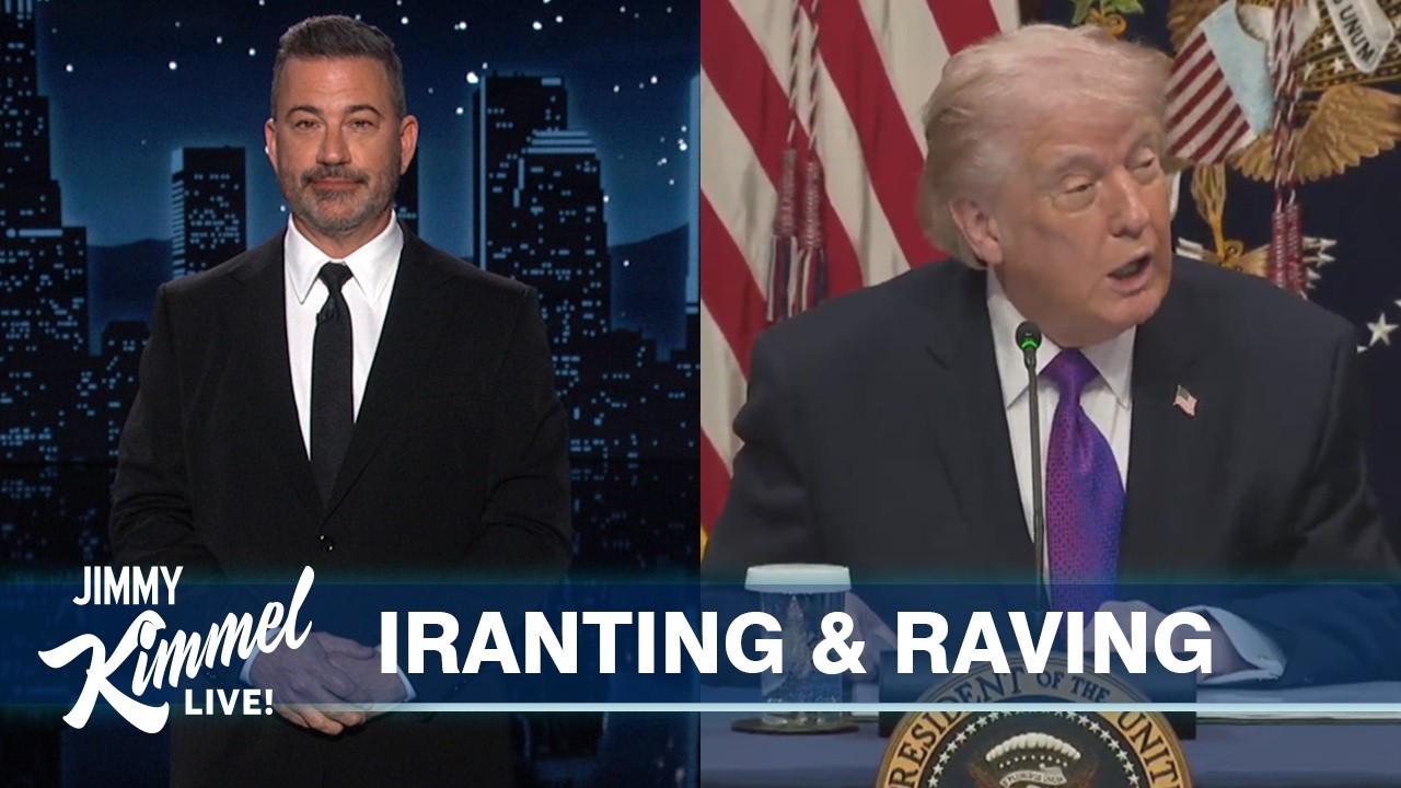 Trump’s Mixed Messages About War in Iran, He Gets a Vigorous Stroking by Tech CEOs & His Gross Rash - Published by Jimmy Kimmel Live