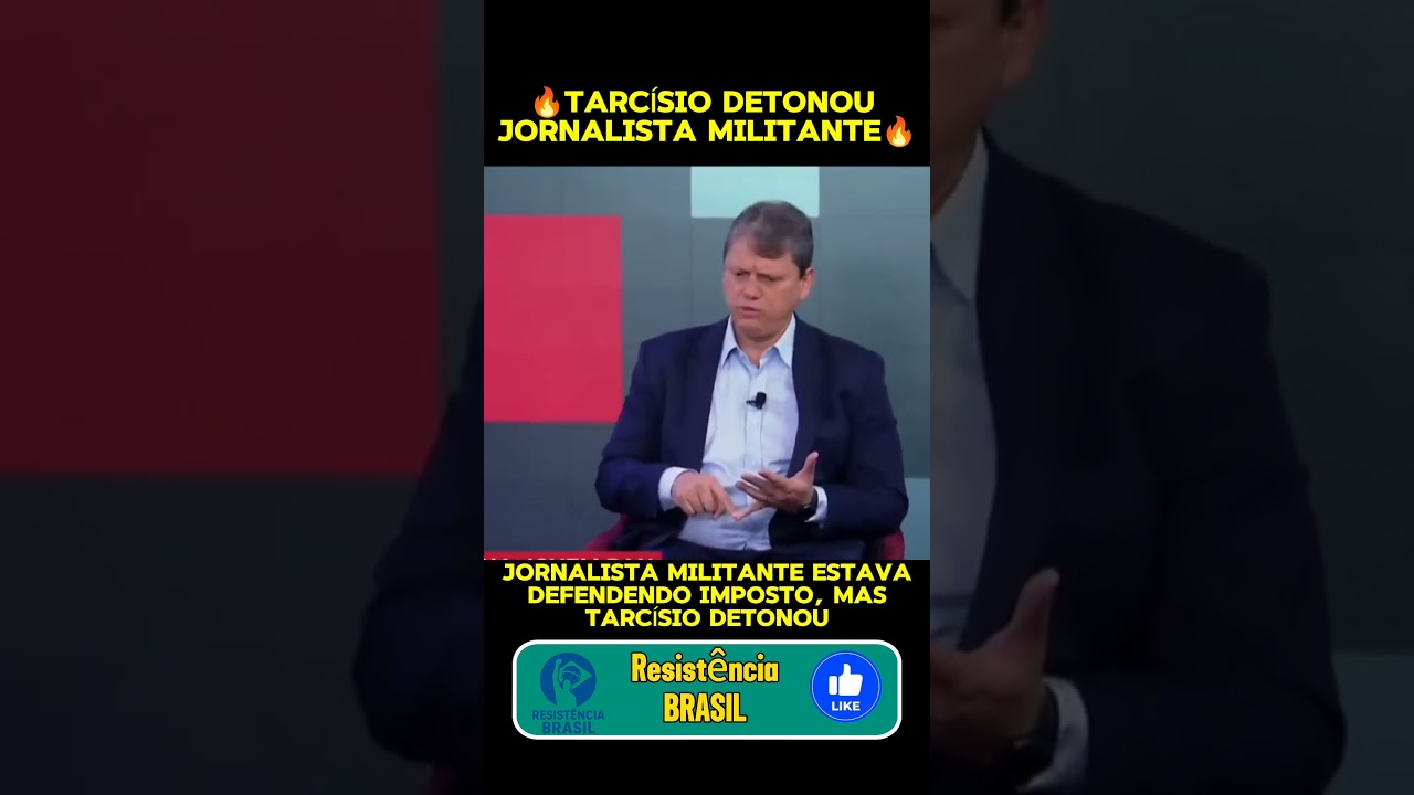 🔥TARCÍSIO DETONOU jornalista militante AMANDA KLEIN🔥