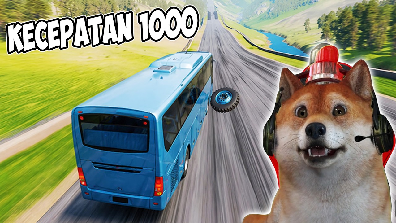 OBIT MELAKUKAN TEST MOBIL BERKECEPATAN 1000MPH! - BeamNG drive