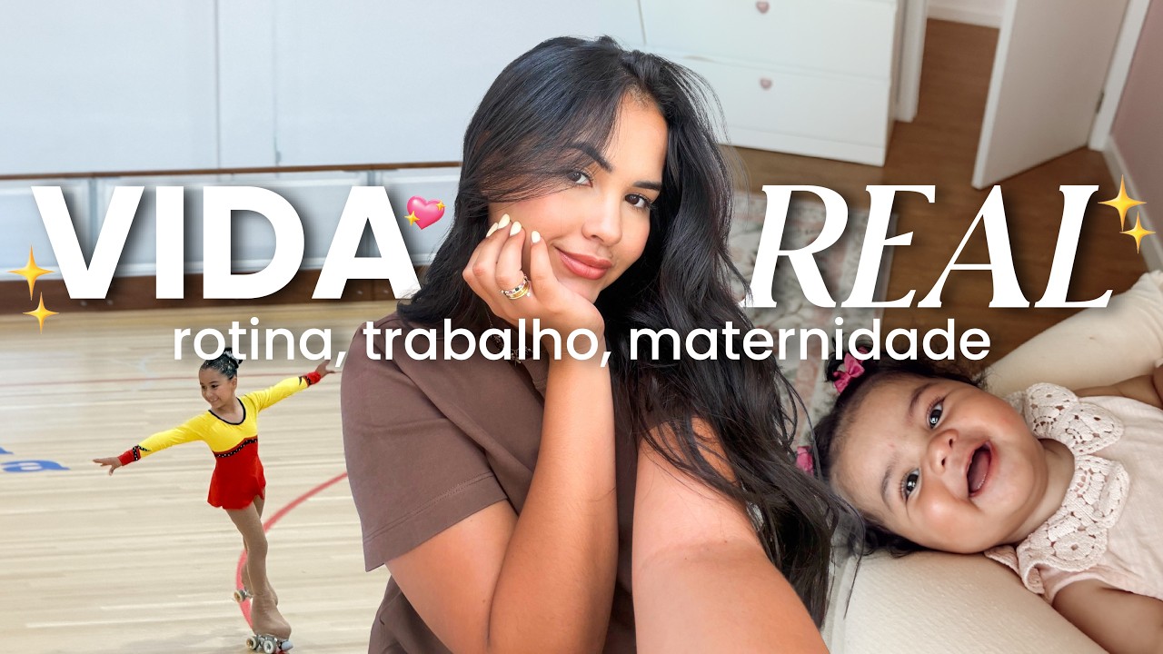 VIDA REAL MÃE DE DUAS 👧🏻💖 rotina de treino da Mia, trabalho e vida real