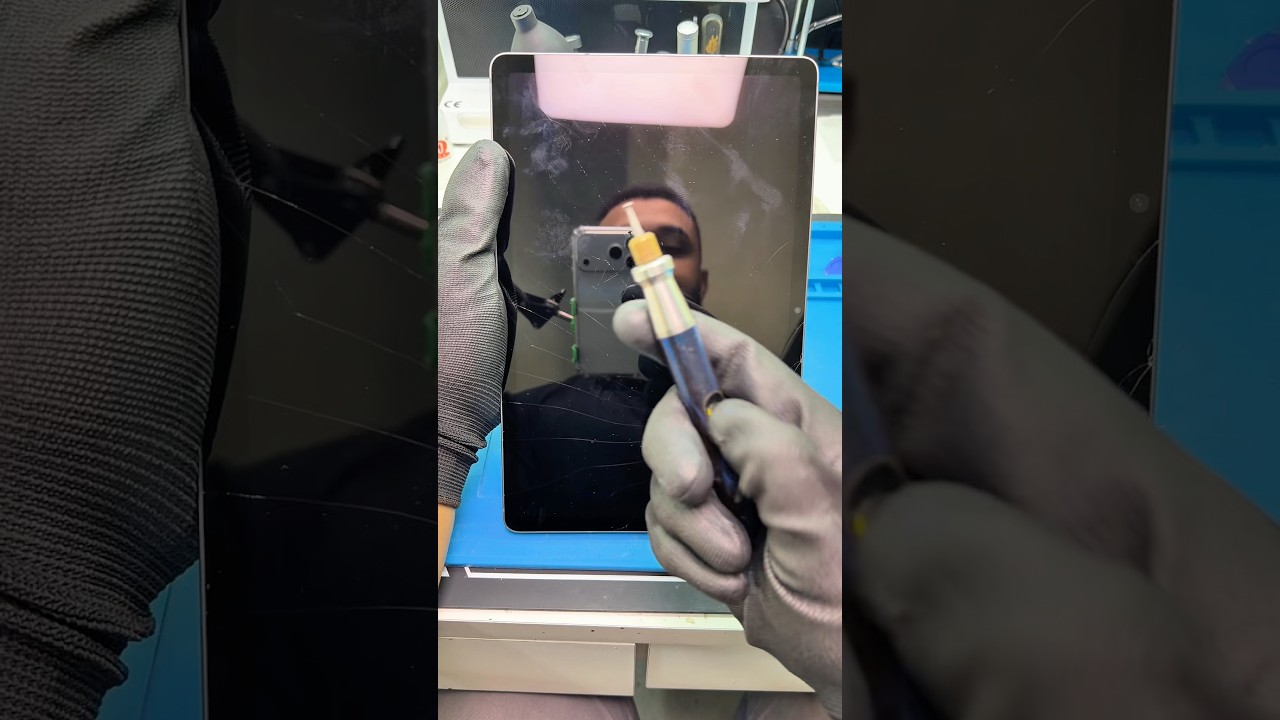 A filha quebrou o vidro da tela deste tablet  Samsung s9 Fe, será que alguém ficou de castigo? 🤯