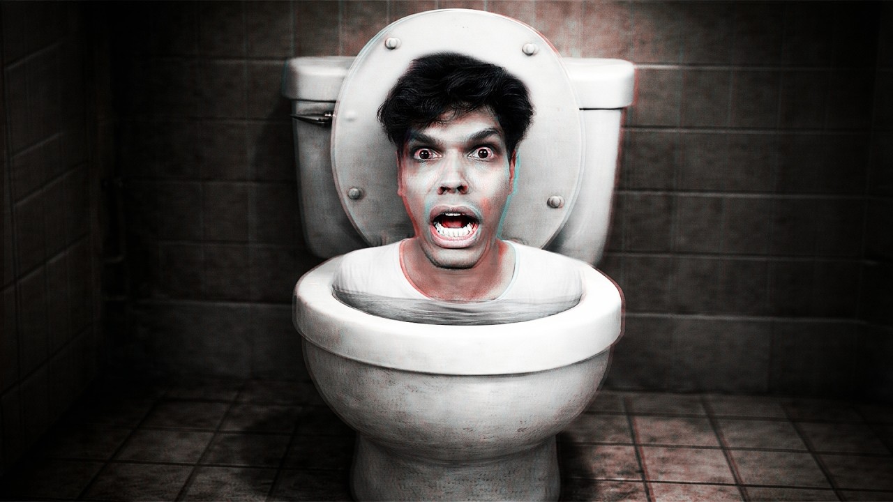 i am stuck inside TOILET 😣
